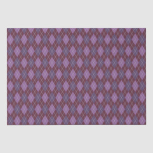 Argyle Knit Maroon and Purple Crafts & Decoupage Tissue Paper