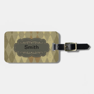 Argyle Luggage Tag