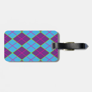 Argyle Luggage Tag