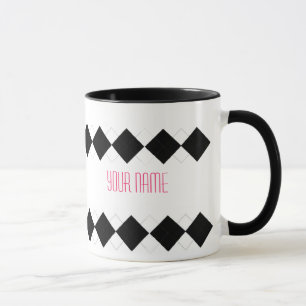 Argyle Mug - Personalized
