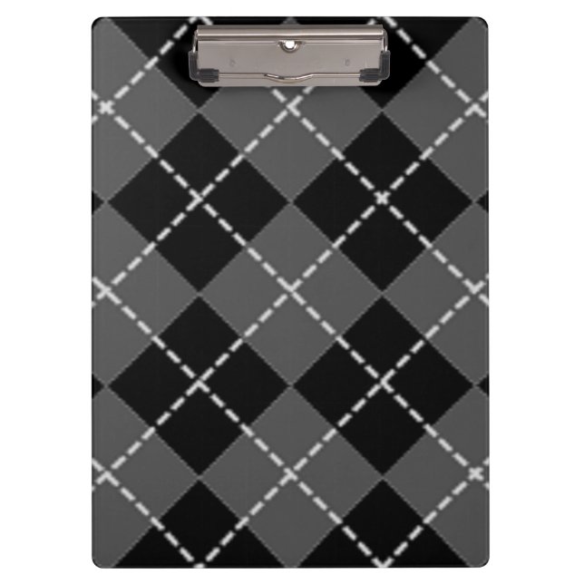 ARGYLE PATTERN CLIPBOARD (Front)