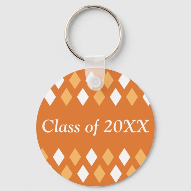 Argyle Personalized Class Of Keychain (Front)