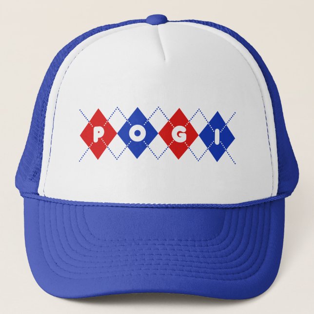 Argyle Pogi Trucker Hat (Front)