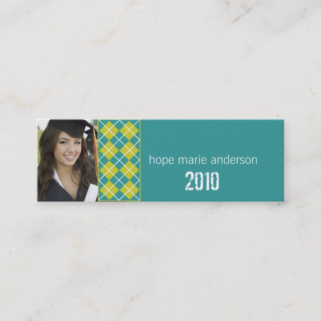 Argyle Senior Pictures Senior Profile Card (Front)