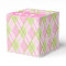 Argyle style pink ladies thank you golf gift box