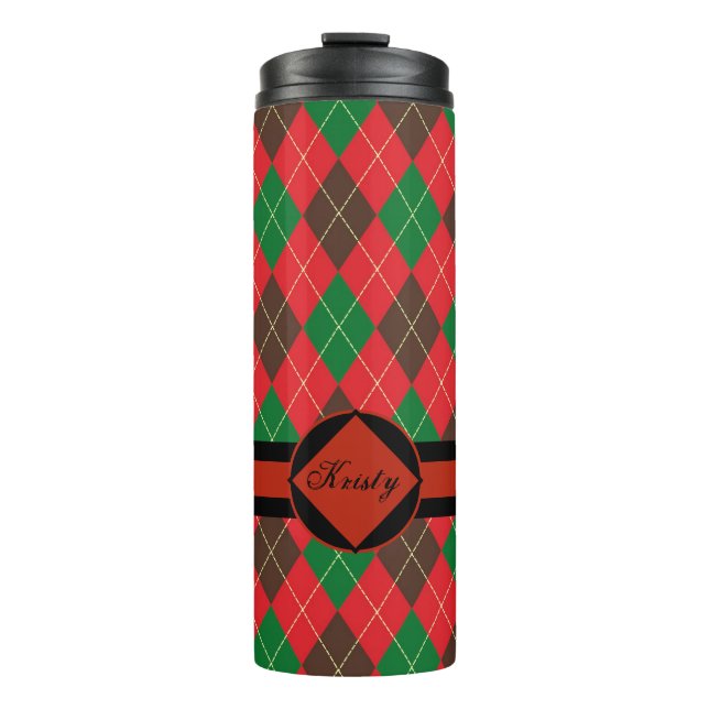 Argyle Thermal Tumbler (Front)