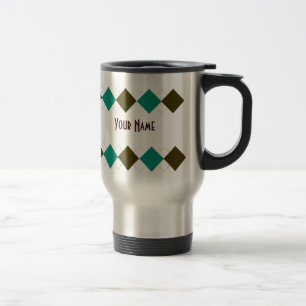 Argyle Travel Mug - Personalized