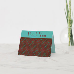 ArgyleThank You Card