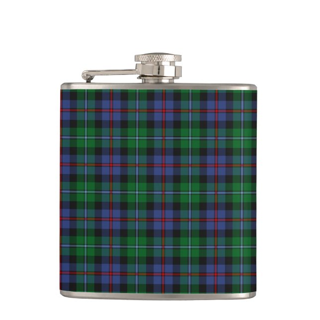 Argyll District Tartan Hip Flask (Front)
