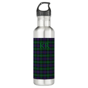 Argyll District Tartan with monogram / initials 710 Ml Water Bottle