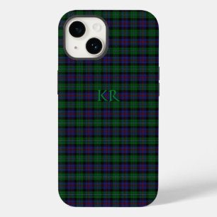 Argyll District Tartan with monogram / name Case-Mate iPhone 14 Case