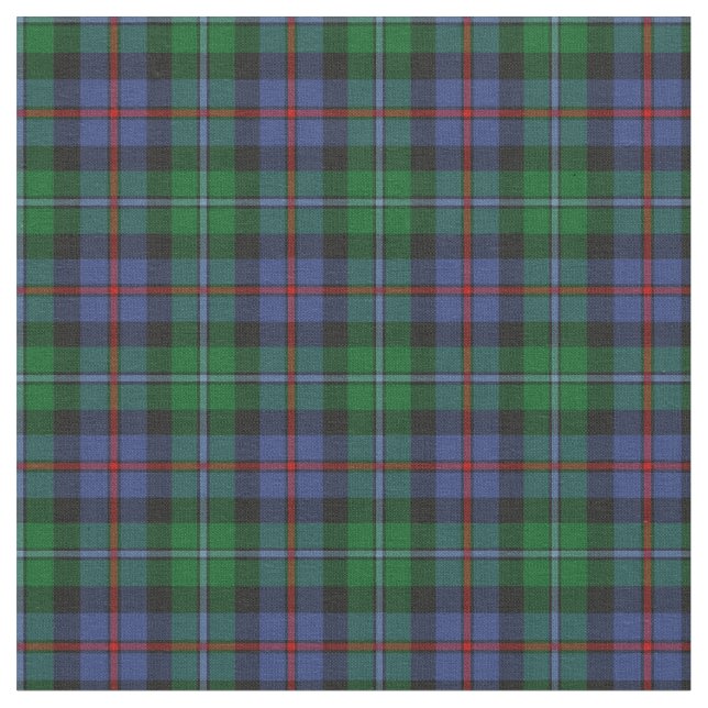 Argyll Scotland District Tartan Fabric (Close Up)