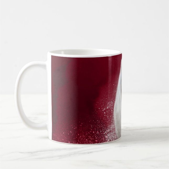 Ari the Samoyed collection RED Coffee Mug (Left)