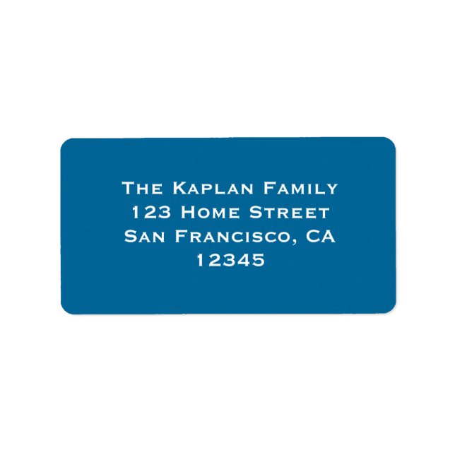 Ari Yonatan Blue Envelope Seal Label (Front)