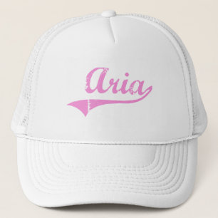 Aria Classic Style Name Trucker Hat