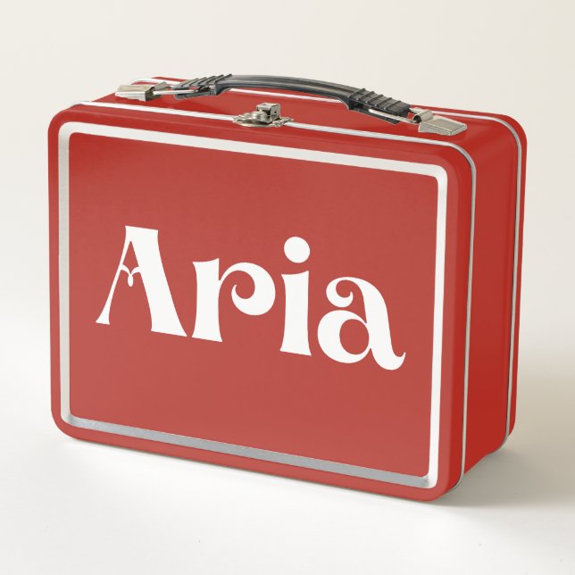 Aria Metal Lunch Box (Front)