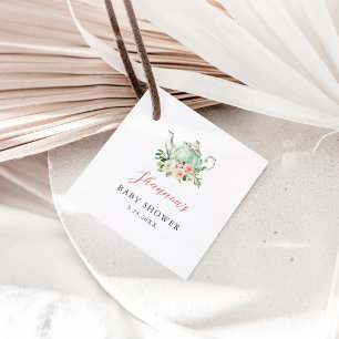 ARIA Tea Party Baby Shower Favour Tags