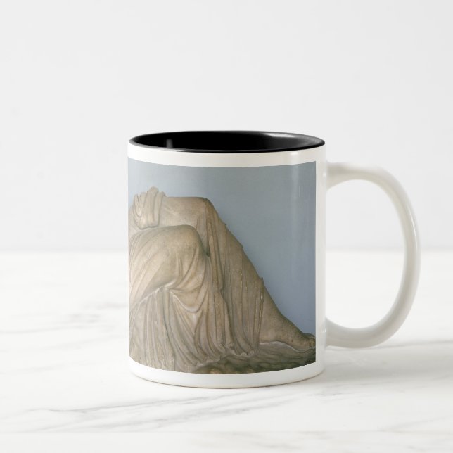 Ariadne Asleep, Hellenistic from Alexandria, 2nd c Two-Tone Coffee Mug (Right)