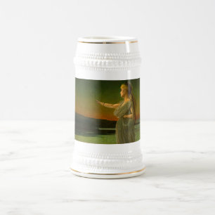 Ariadne at Naxos John Atkinson Grimshaw Beer Stein
