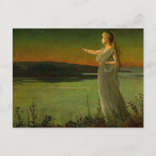 Ariadne at Naxos John Atkinson Grimshaw  Postcard