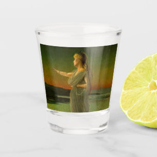 Ariadne at Naxos John Atkinson Grimshaw Shot Glass