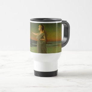 Ariadne at Naxos John Atkinson Grimshaw Travel Mug