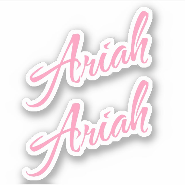 Ariah name x2 (Front)