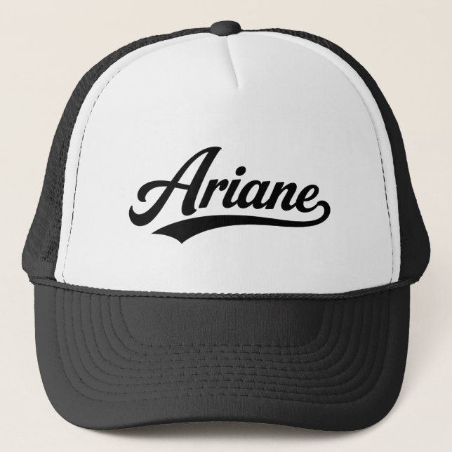 Ariane name first last family gifts trucker hat (Front)