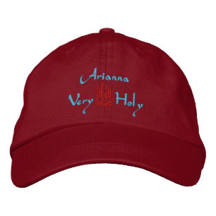 Arianna Name With Italian Meaning Green Embroidered Hat