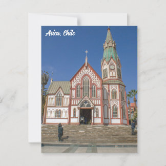 Arica, Chile, Cathedral Postcard