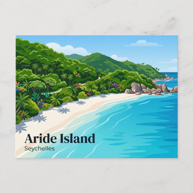 Aride Island Nature Reserve Seychelles Postcard (Front)