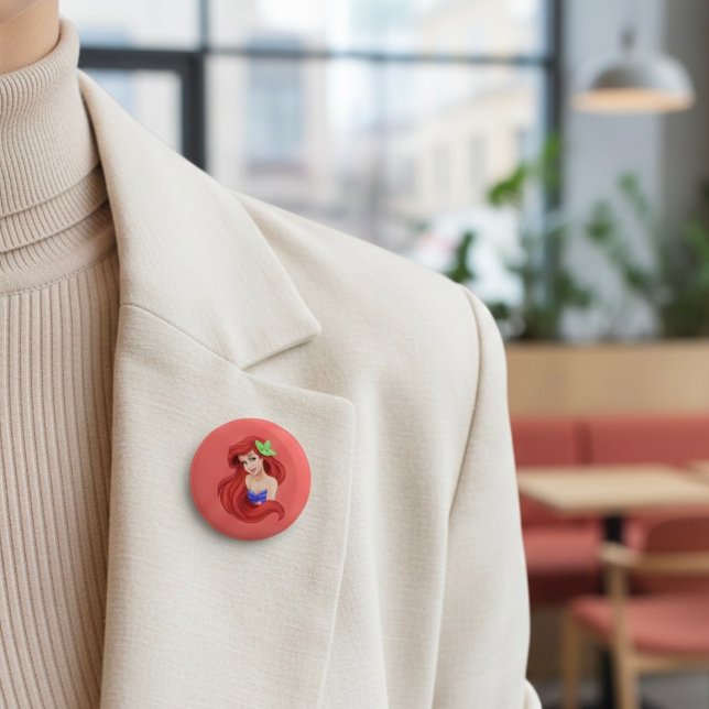 Ariel 2 Inch Round Button (Creator Uploaded)