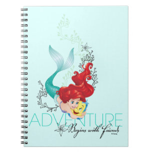 Ariel Adventure Begins With Friends Notebook