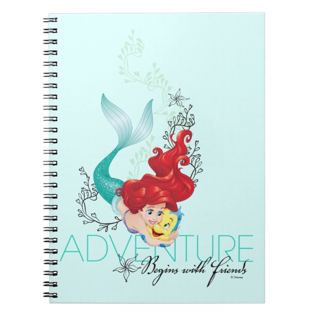 Ariel | Adventure Begins With Friends Notebook (Front)