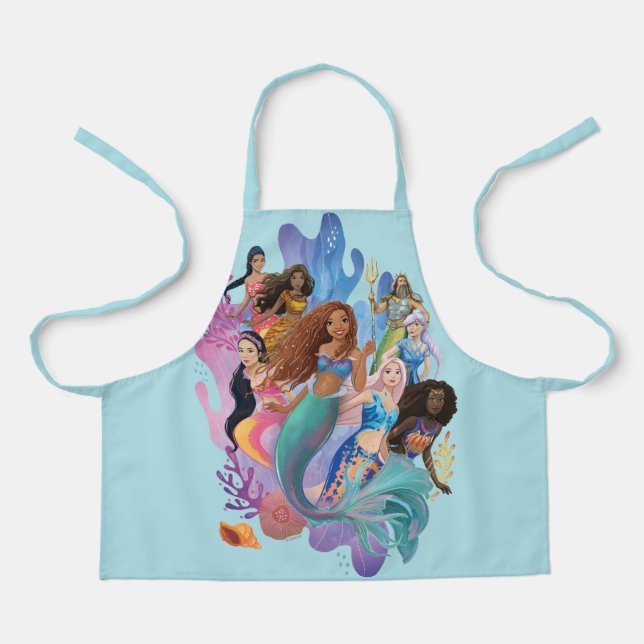 Ariel and her Family Apron (Front)
