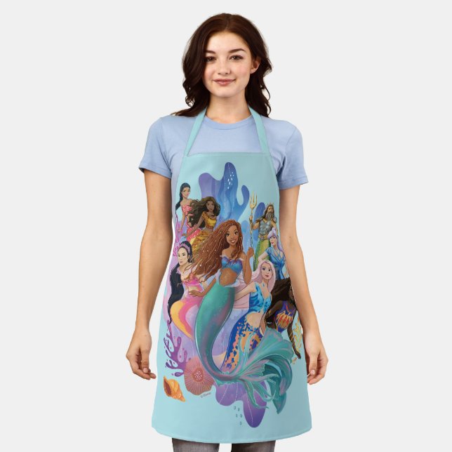 Ariel and her Family Apron (Worn)