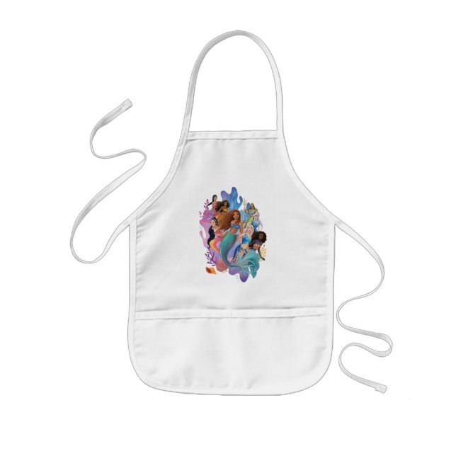 Ariel and her Family Kids Apron (Front)
