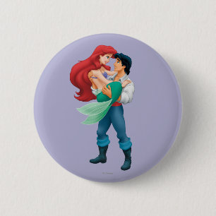Ariel and Prince Eric 2 Inch Round Button