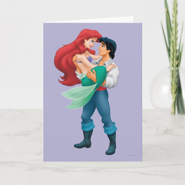 Ariel and Prince Eric Card (Front)