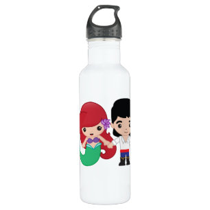 Ariel and Prince Eric Emoji 710 Ml Water Bottle