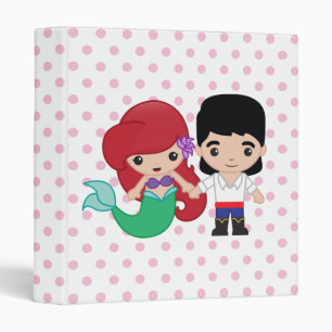 Ariel and Prince Eric Emoji Binder