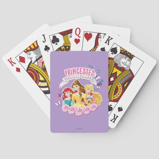 Ariel, Belle and Aurora Playing Cards (Back)
