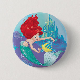 Ariel   Besties Rule 2 Inch Round Button