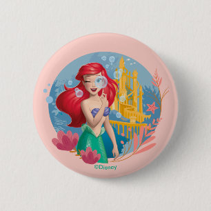 Ariel Bubble Badge 2 Inch Round Button