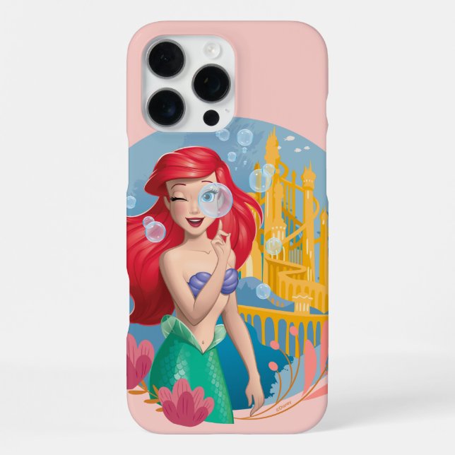 Ariel Bubble Badge iPhone Case (Back)