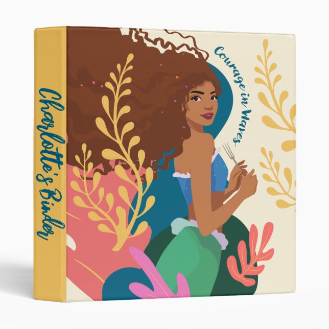 Ariel Courage in Waves Binder (Front/Spine)