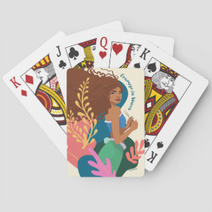 Ariel Courage in Waves Playing Cards