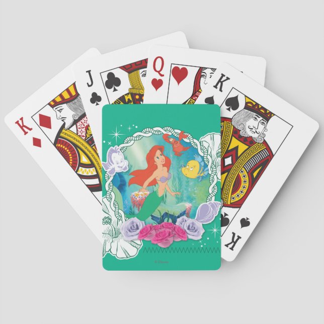 Ariel - Curious 2 Playing Cards (Back)