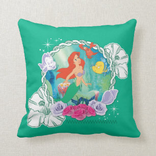 Ariel - Curious 2 Throw Pillow