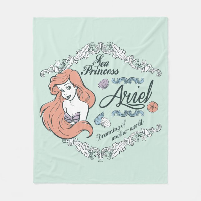 Ariel | Dreaming of Another World Fleece Blanket (Front)